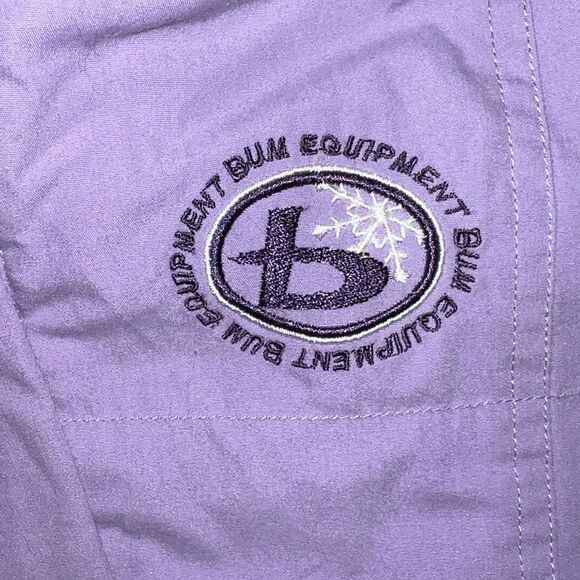 Bum Equipment Purple Baby Snowsuit Vintage Hooded Zippered 9 Month - Picture 7 of 7
